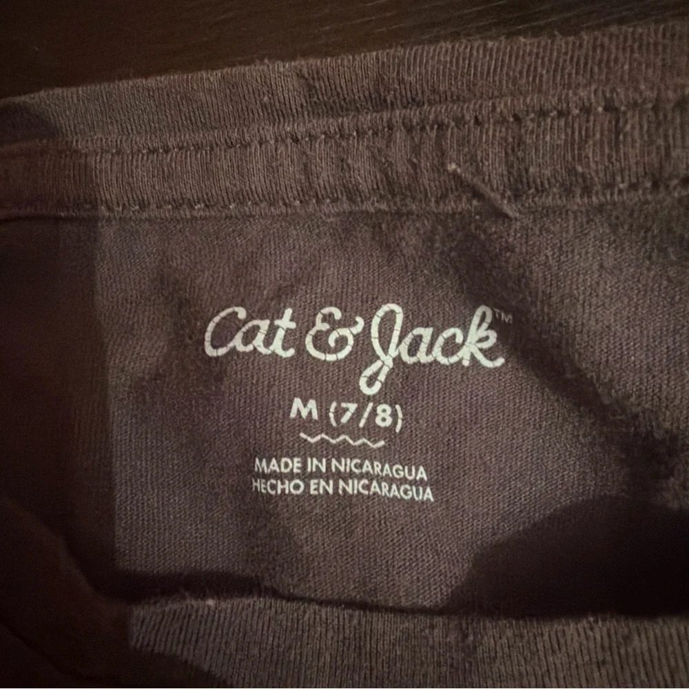 Cat & Jack T-Shirt Girls Sz M 7/8 The Chemistry Of The Stars Black‎